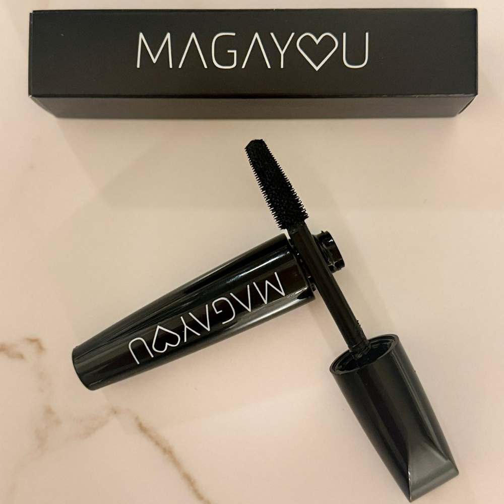 MAGAYOU Wimperntusche – Tiefschwarz. Langanhaltend. Ausdrucksstark.